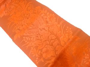 未使用品　本漆花に蝶模様織出し袋帯